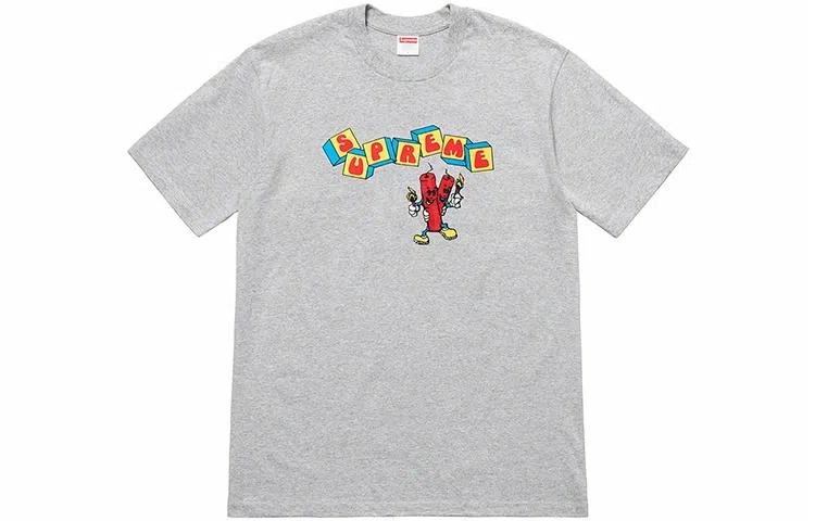 Supreme SS19 Dynamite Tee Grey