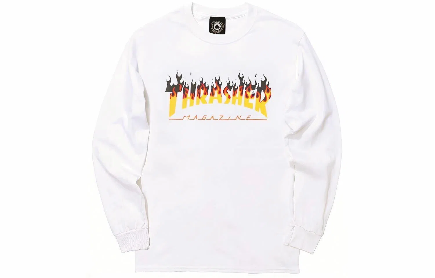 Thrasher Long Sleeve White