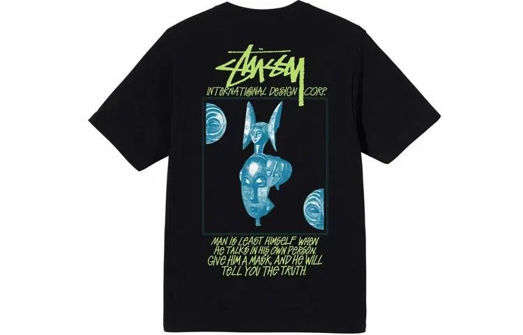 Stussy Face Graphic T-Shirt