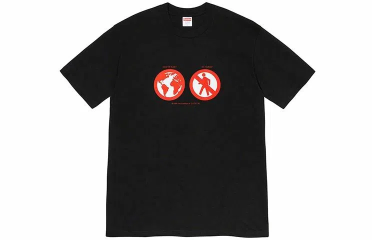Supreme Save The Planet Tee Black