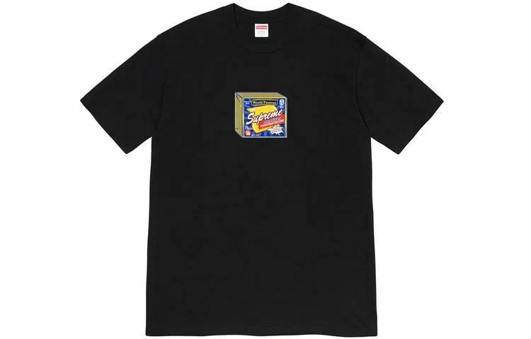 Supreme Cheese Tee Black