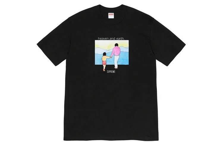Supreme Heaven and Earth Tee Black