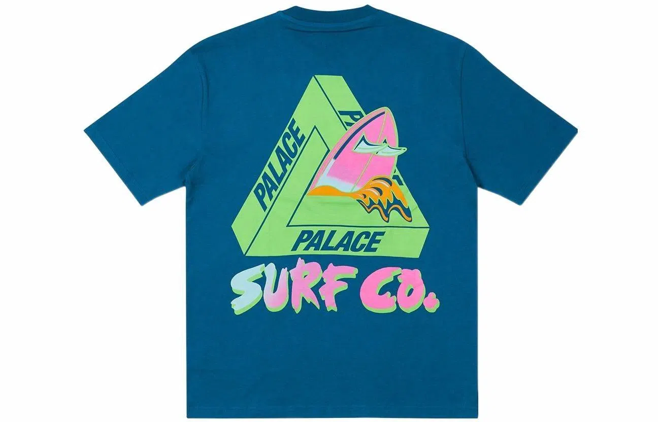 PALACE SS22 Tri-Surf Co T-Shirt Blue T