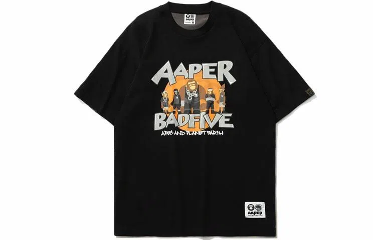 LiNing x Aape BADFIVE Black Tee