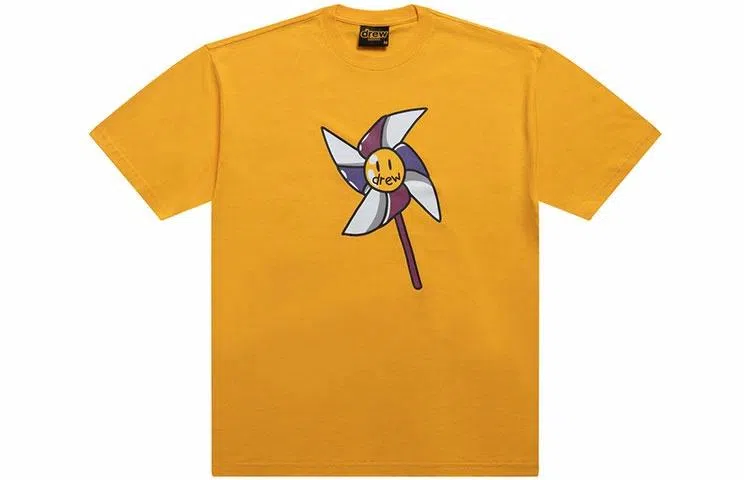 Drew House SS22 Pinwheel Ss Tee LogoT golden yellow