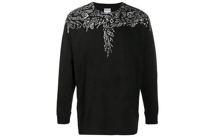 Marcelo Burlon Wings Long Sleeve T-Shirt Black