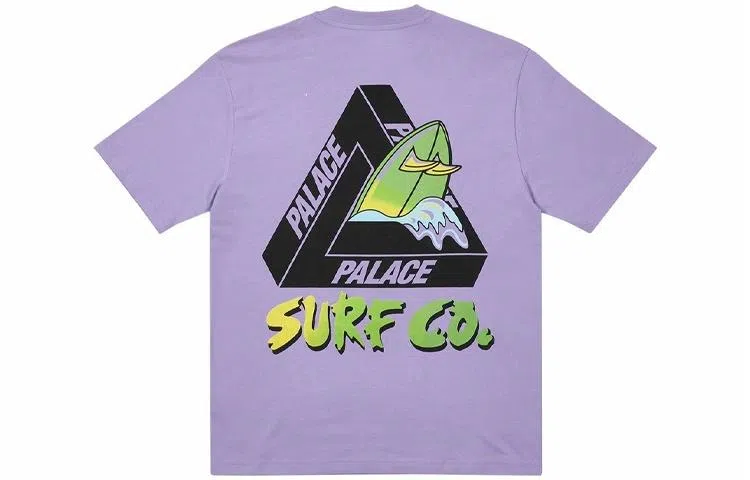 PALACE SS22 Tri-Surf Co T-Shirt Violet T