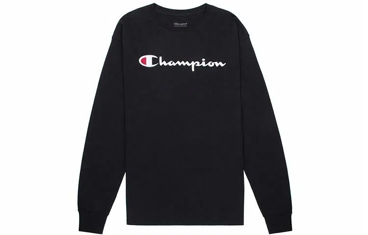 Champion Jsy LS Tee Black