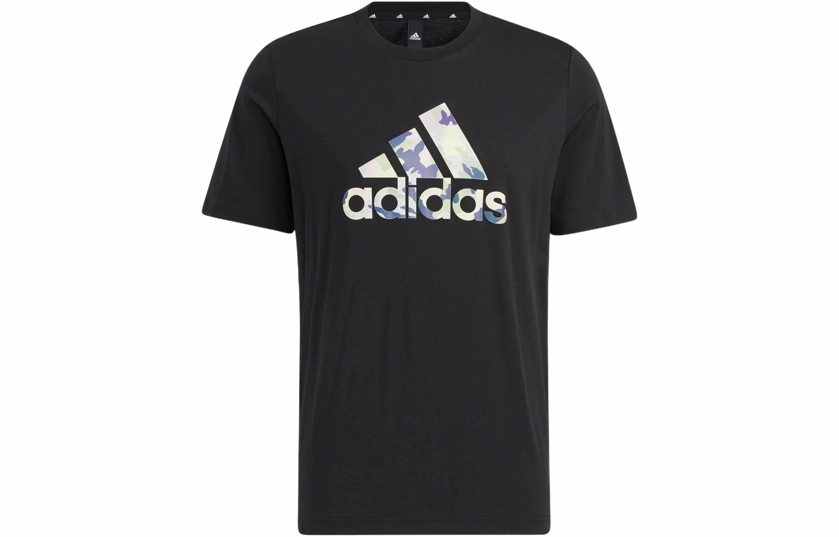 adidas Logo Print T-Shirt Black