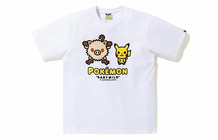 A BATHING APE BAPE x POKEMON Pikachu T-Shirt