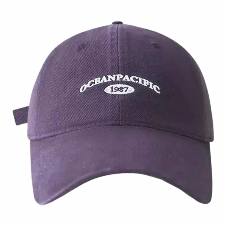 杨同学 韩版帽子 大头围显脸  韩系百搭 软顶刺绣字母 聚酯纤维 鸭舌帽 男女同款情侣款