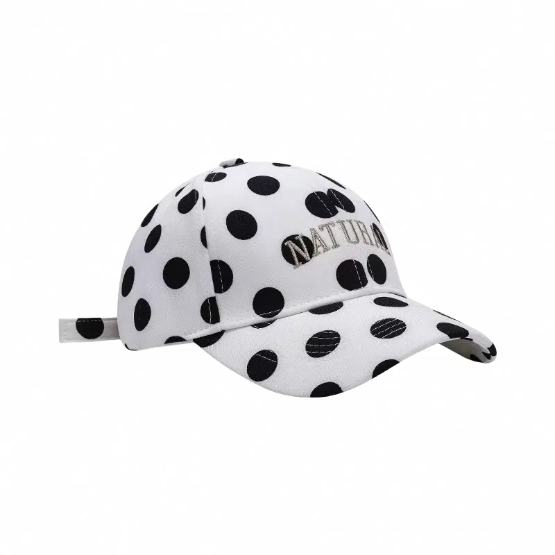 尚先生 尚先生韩系青年春秋圆点字母时尚夏季遮阳帽青年百搭小众 棉 鸭舌帽 男女同款情侣款