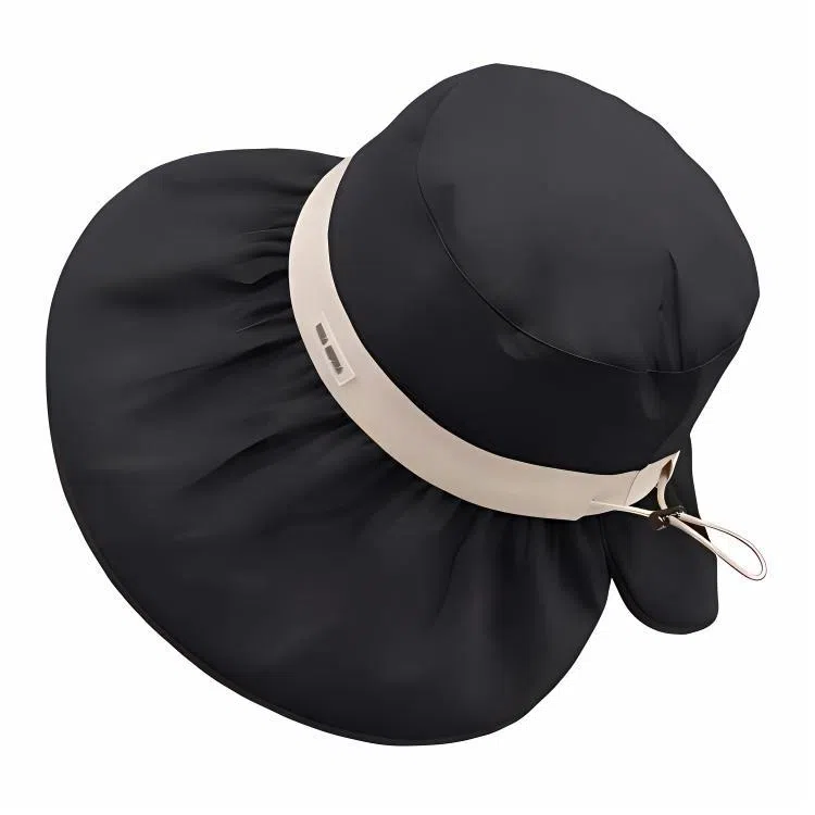 杨同学 大帽檐出游  防紫外线  户外 海边度假 聚酯纤维 防晒帽 女款