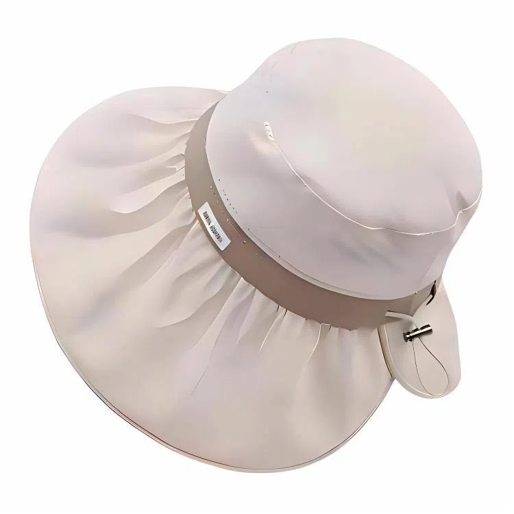 杨同学 大帽檐出游  防紫外线  户外 海边度假 聚酯纤维 防晒帽 女款