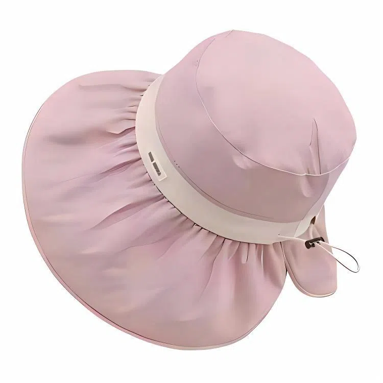 杨同学 大帽檐出游  防紫外线  户外 海边度假 聚酯纤维 防晒帽 女款