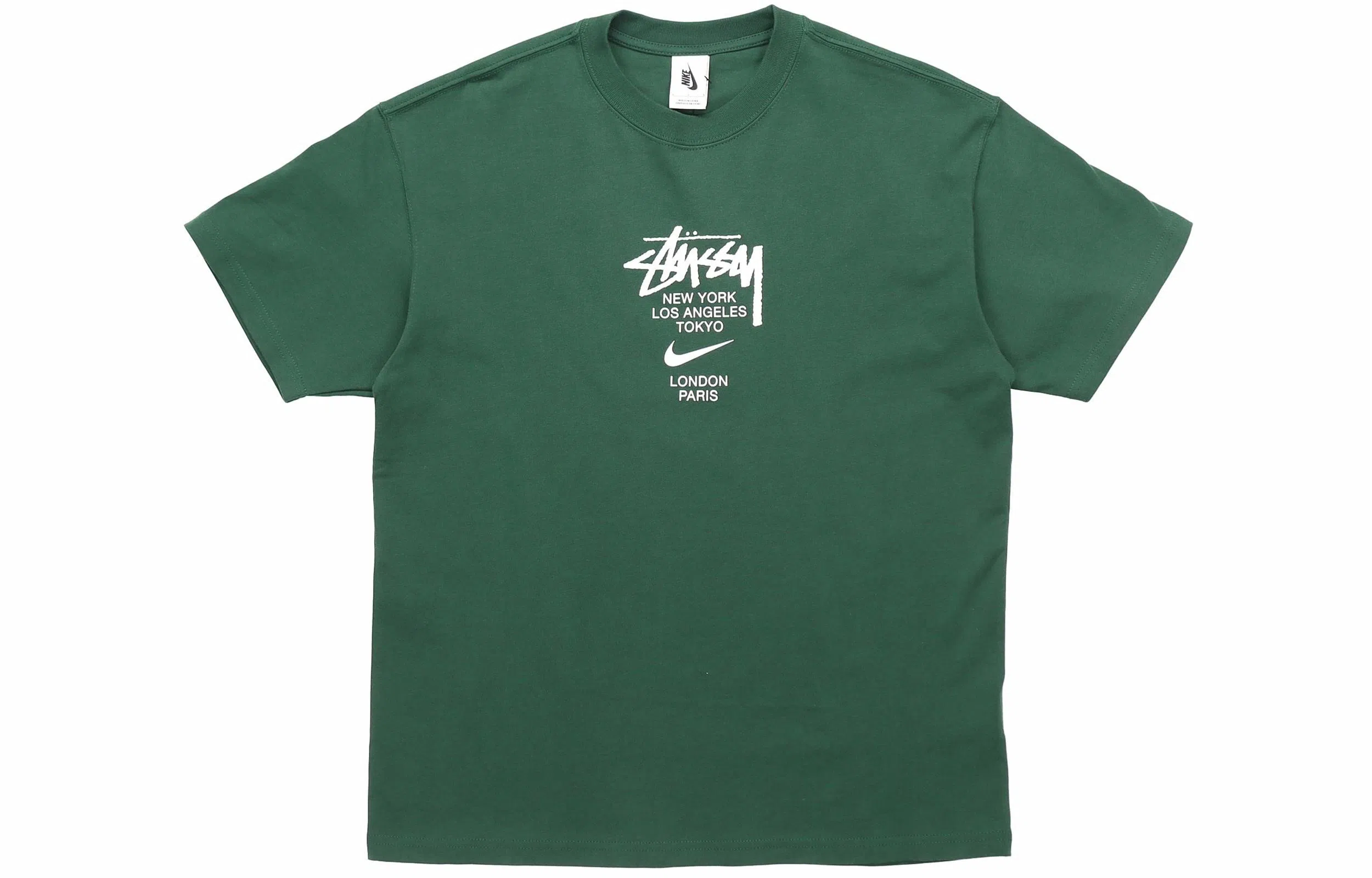 Stussy x Nike Graphic Tee Green