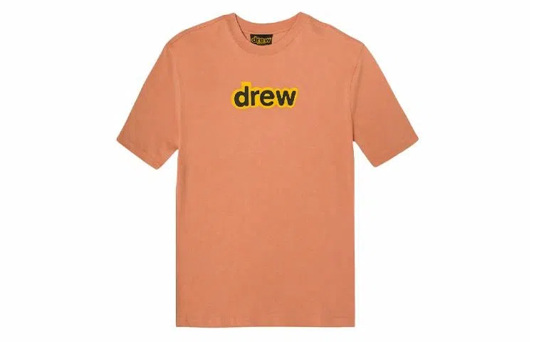 Drew House logo Secret Ss Tee-Secret Peach T