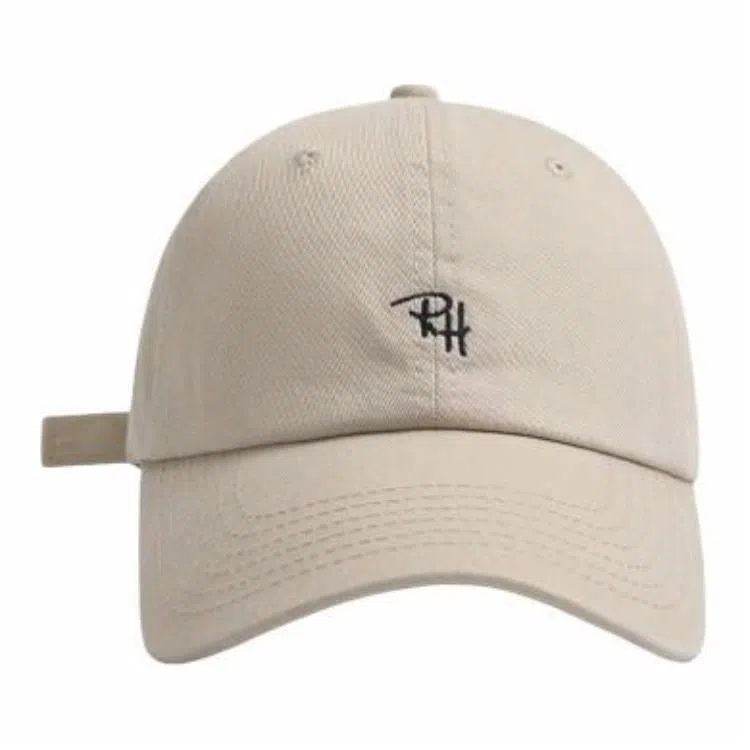 【RH刺绣潮流字母 显脸小】 攸委 街头潮牌简约百搭韩版遮阳软顶大头围大帽宽檐 棉 鸭舌帽 男女同款情侣款