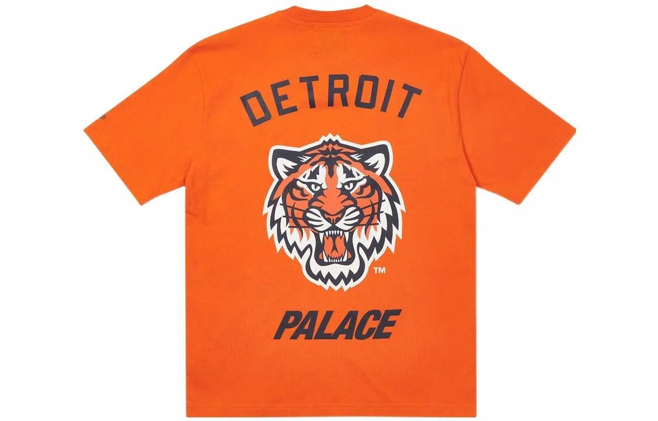 PALACE x New Era Detroit Tigers New Era T-Shirt Orange T