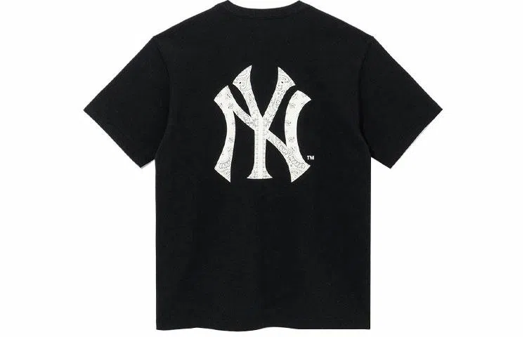 New Era MLB Yankees Crewneck Tee Black