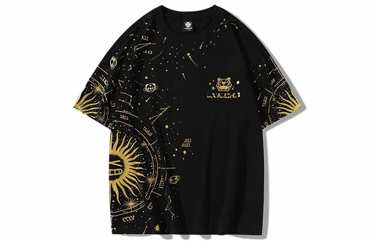 LAMLICKA Little Devil Print T-Shirt Black