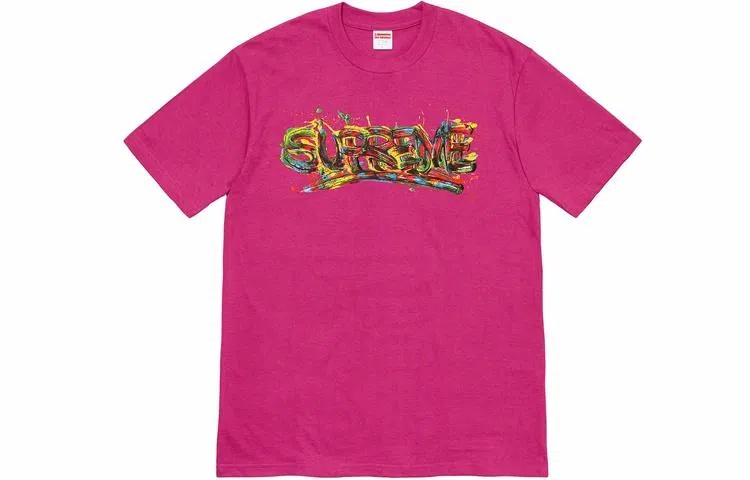Supreme SS20 Week 1 Paint Logo Tee LogoT