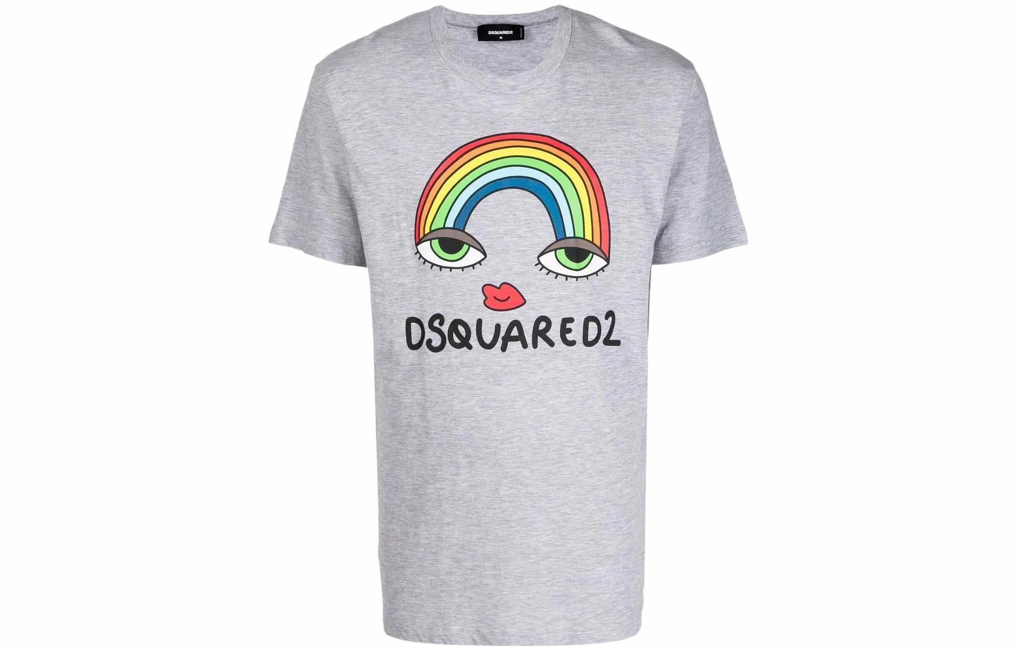 DSQUARED2 SS22 Rainbow Print Tee