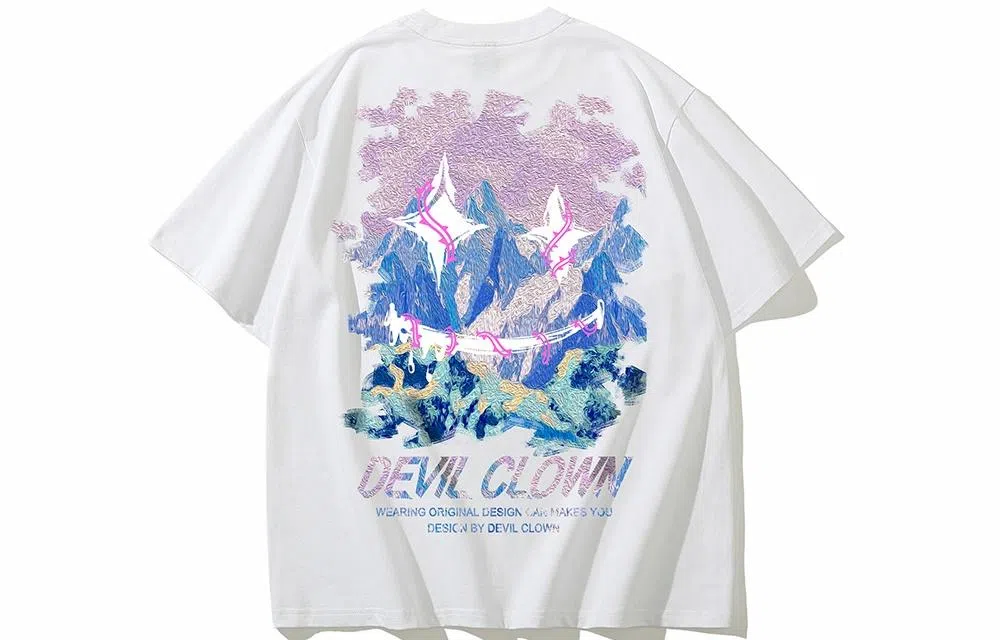 x devil clown T