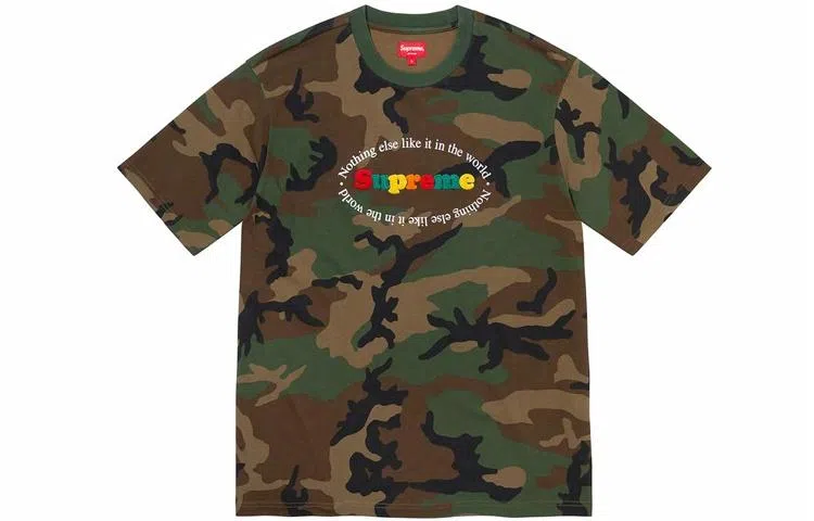 Supreme Nothing Else S/S Top Green Camo