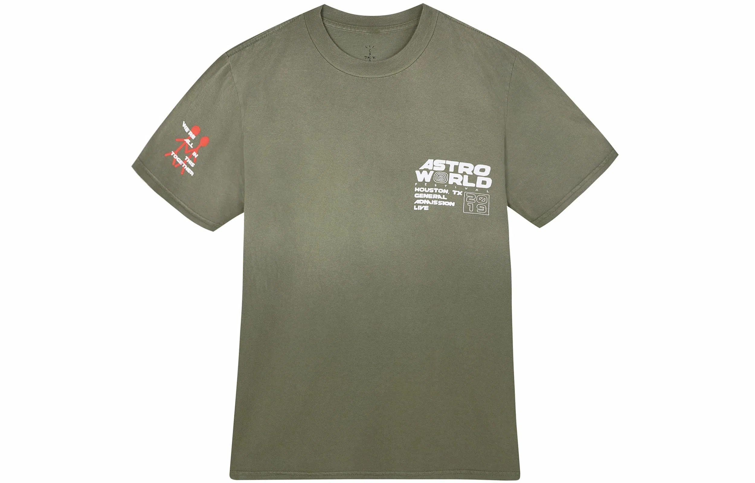 Travis Scott Cactus Jack Astro World T-Shirt Grey