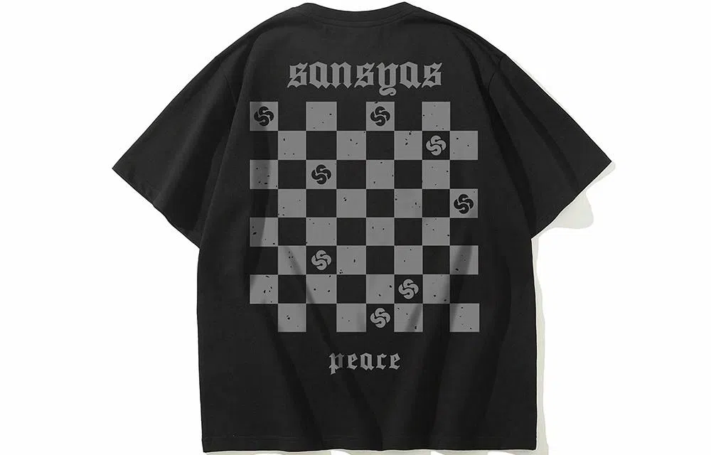 Kimura Sansha Checkered Loose T-Shirt