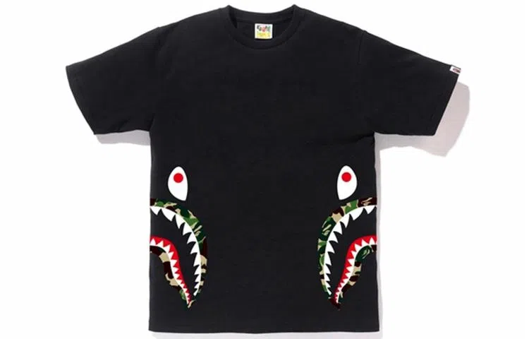 A BATHING APE ABC Side Shark Tee
