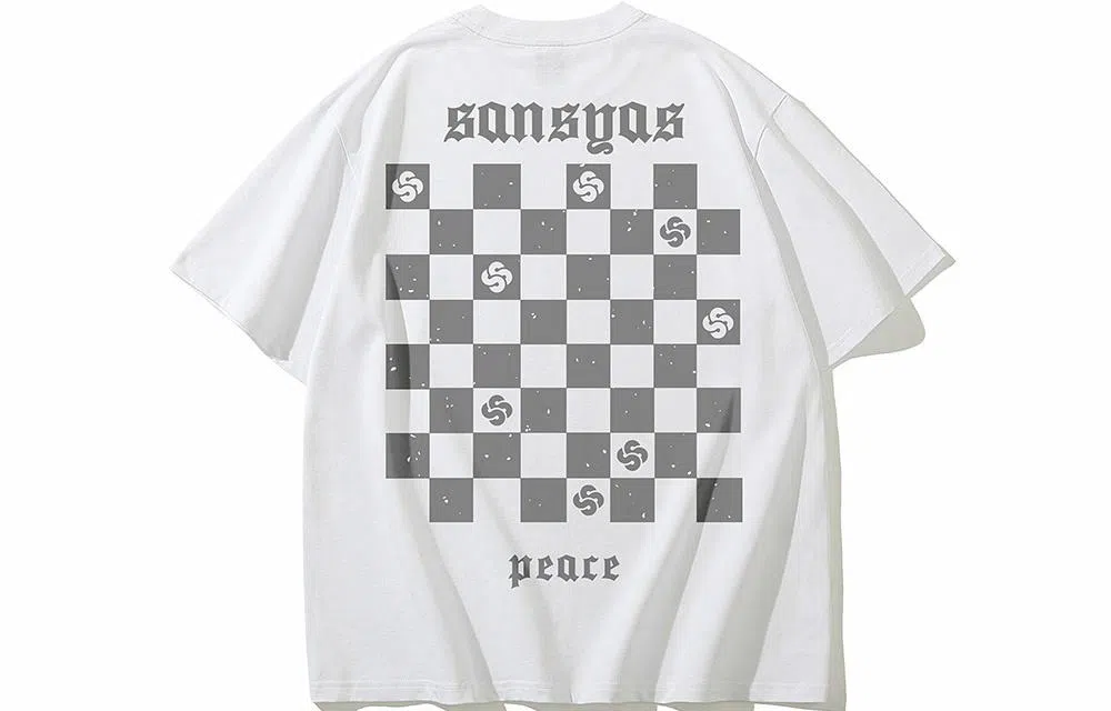 Kimura Sansha Checkered Loose T-Shirt