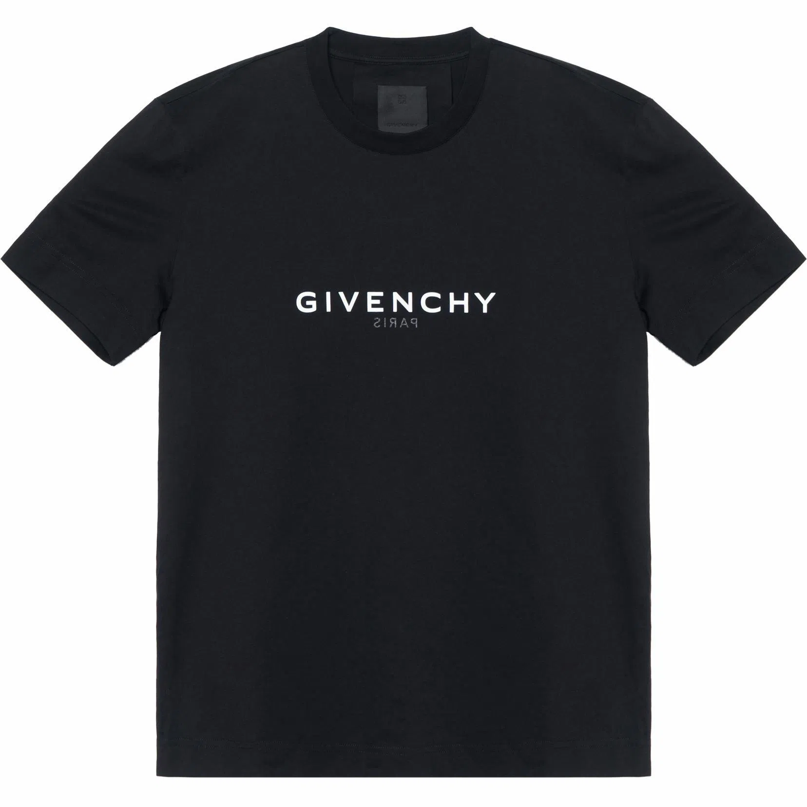 Givenchy SS21 Reverse Logo T-Shirt Black