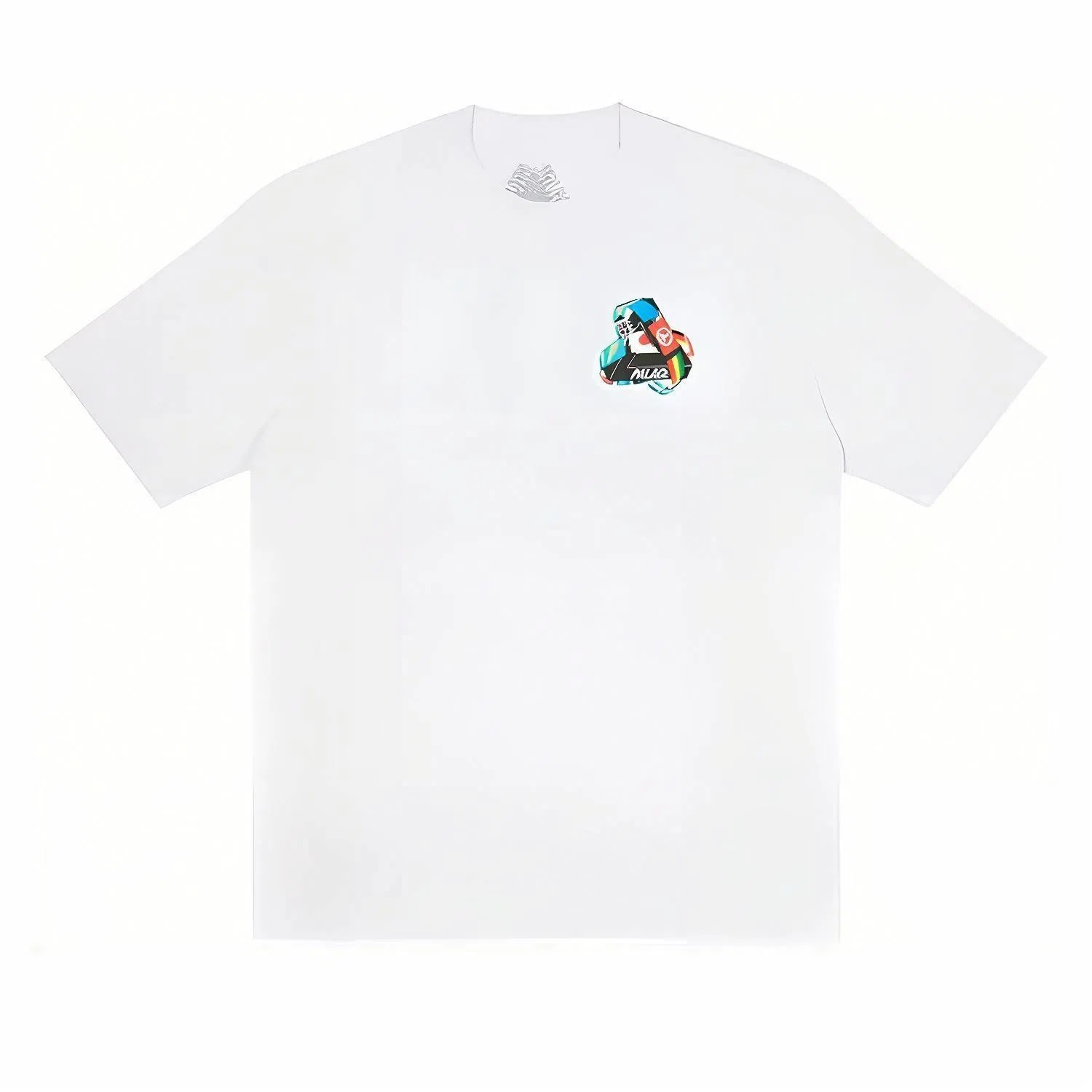 PALACE National Flag Triangle Print Short Sleeve T-shirt T