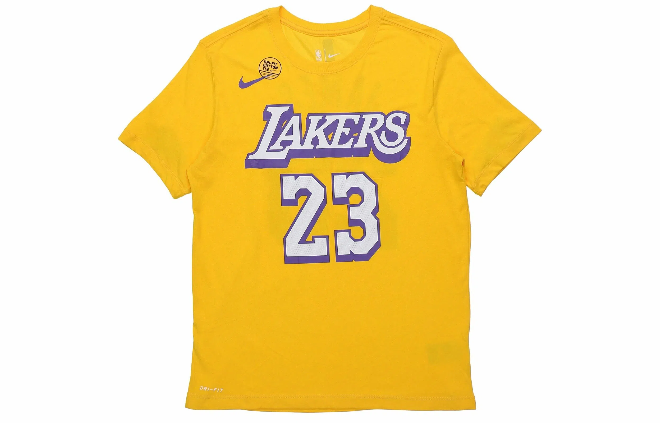 Nike NBA Lakers LeBron 23 Tee Yellow