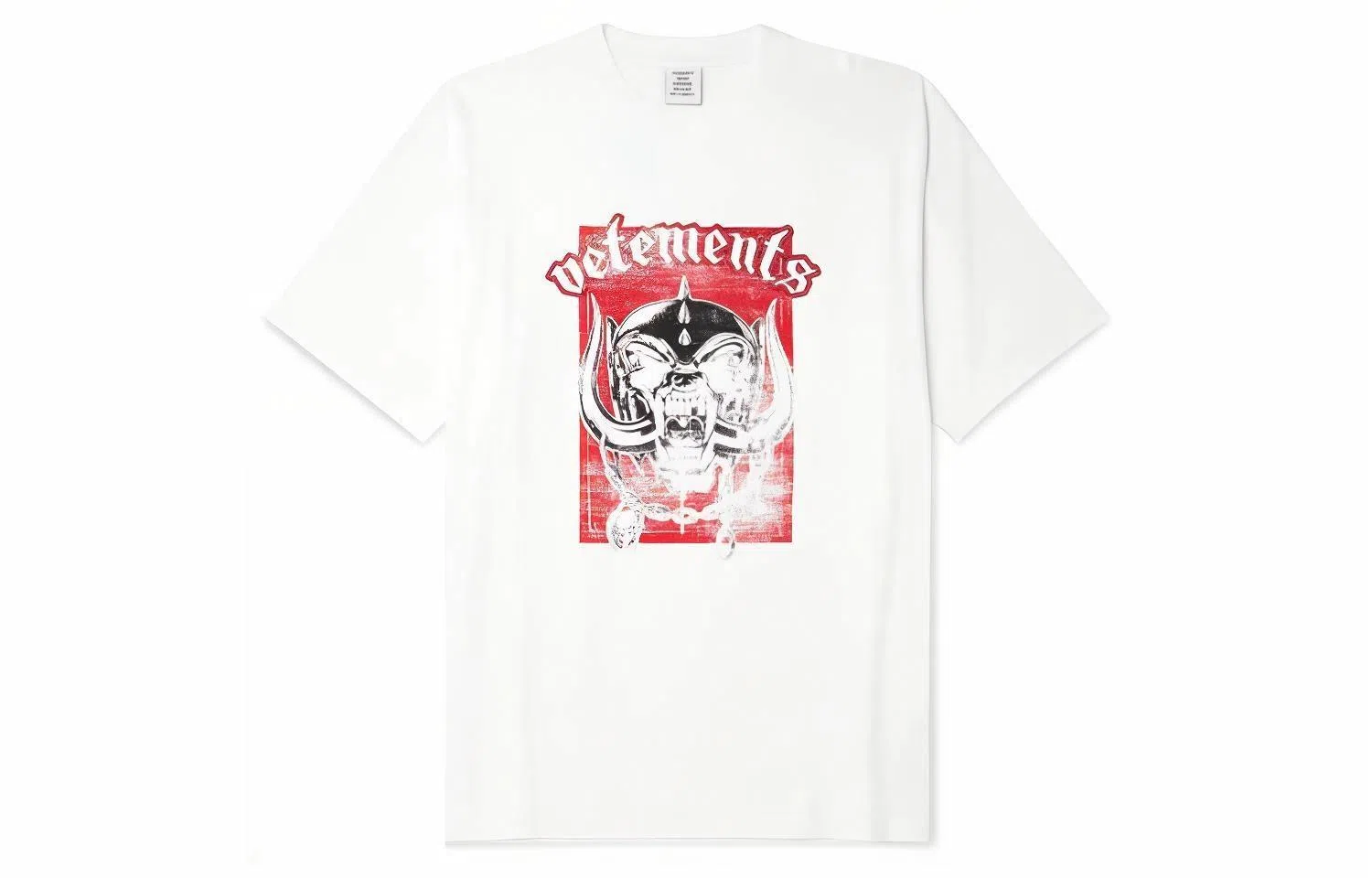 Vetements Skull Print T-Shirt White
