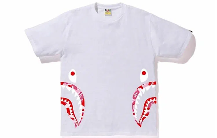 A BATHING APE ABC Side Shark Tee