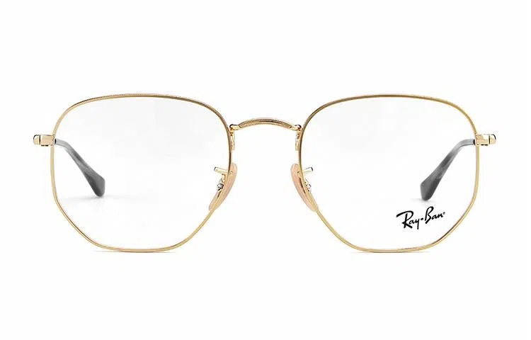 RayBan Hexagonal Metal Frame Gold