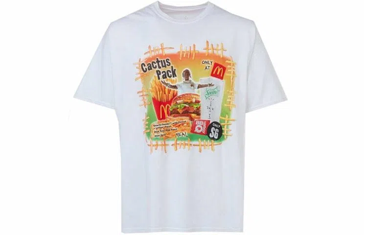 Travis Scott Cactus Jack x McDonald's T-Shirt White