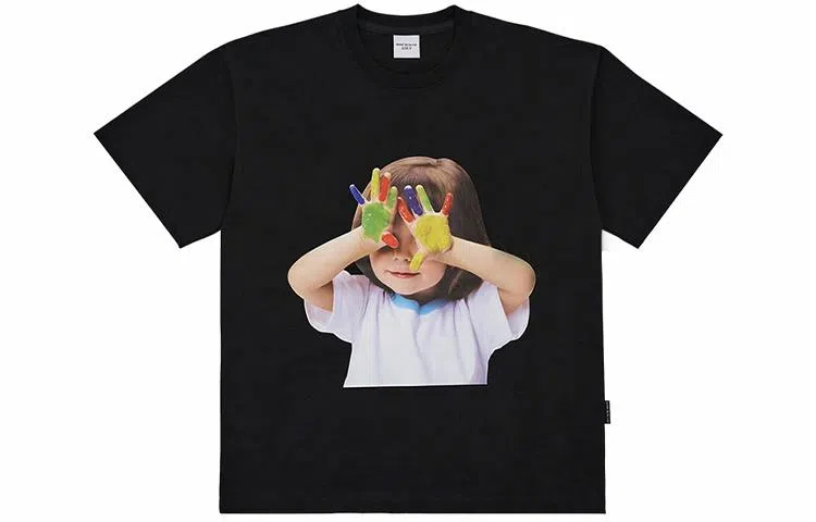 acme de la vie ADLV Logo Graffiti Girl T-Shirt Black