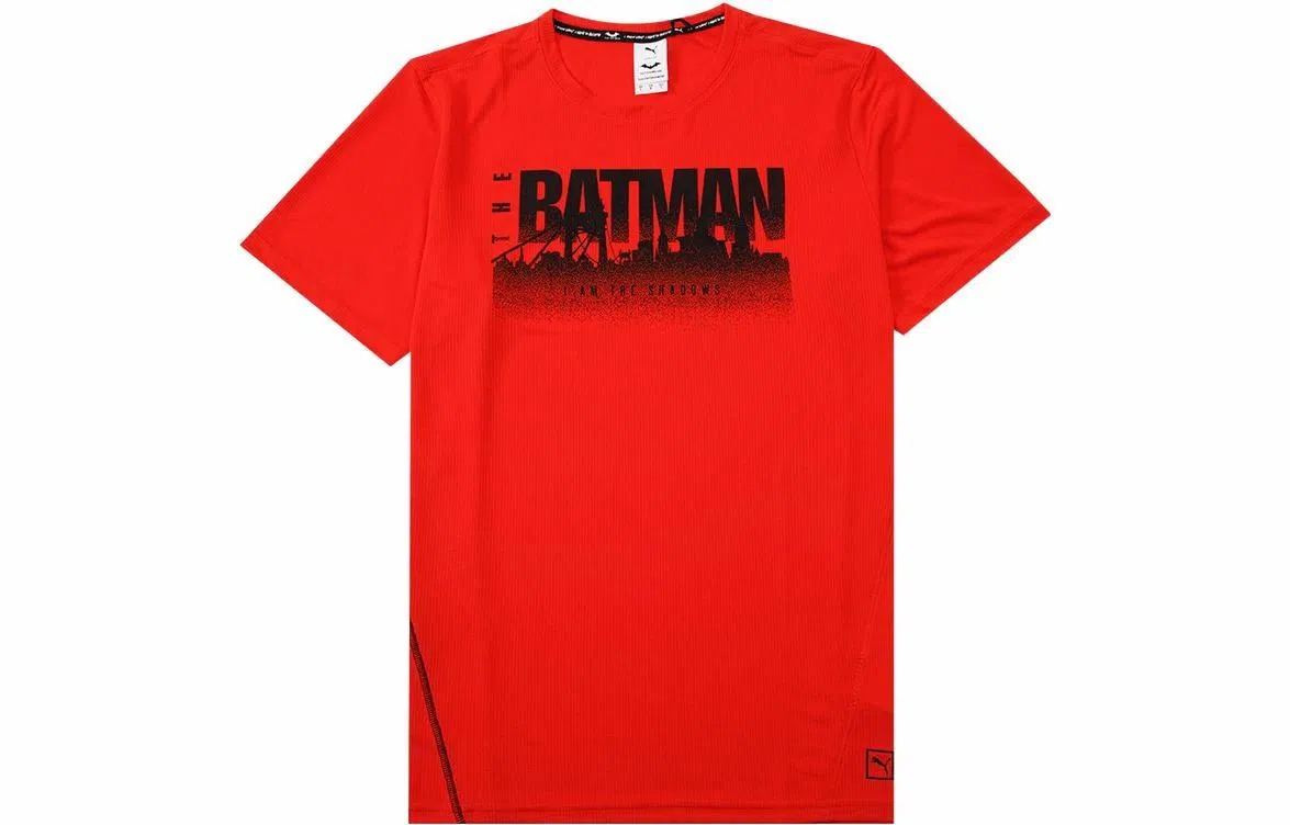 Puma x Batman Performance Graphic Tee Flame Red