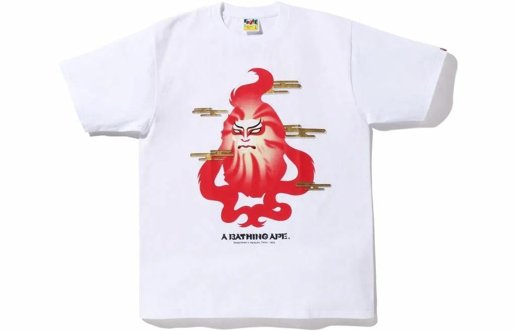BAPE Kabuki Cartoon Mask Tee