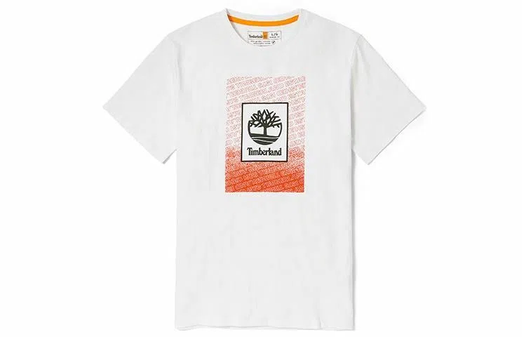 Timberland Logo Print T-Shirt White