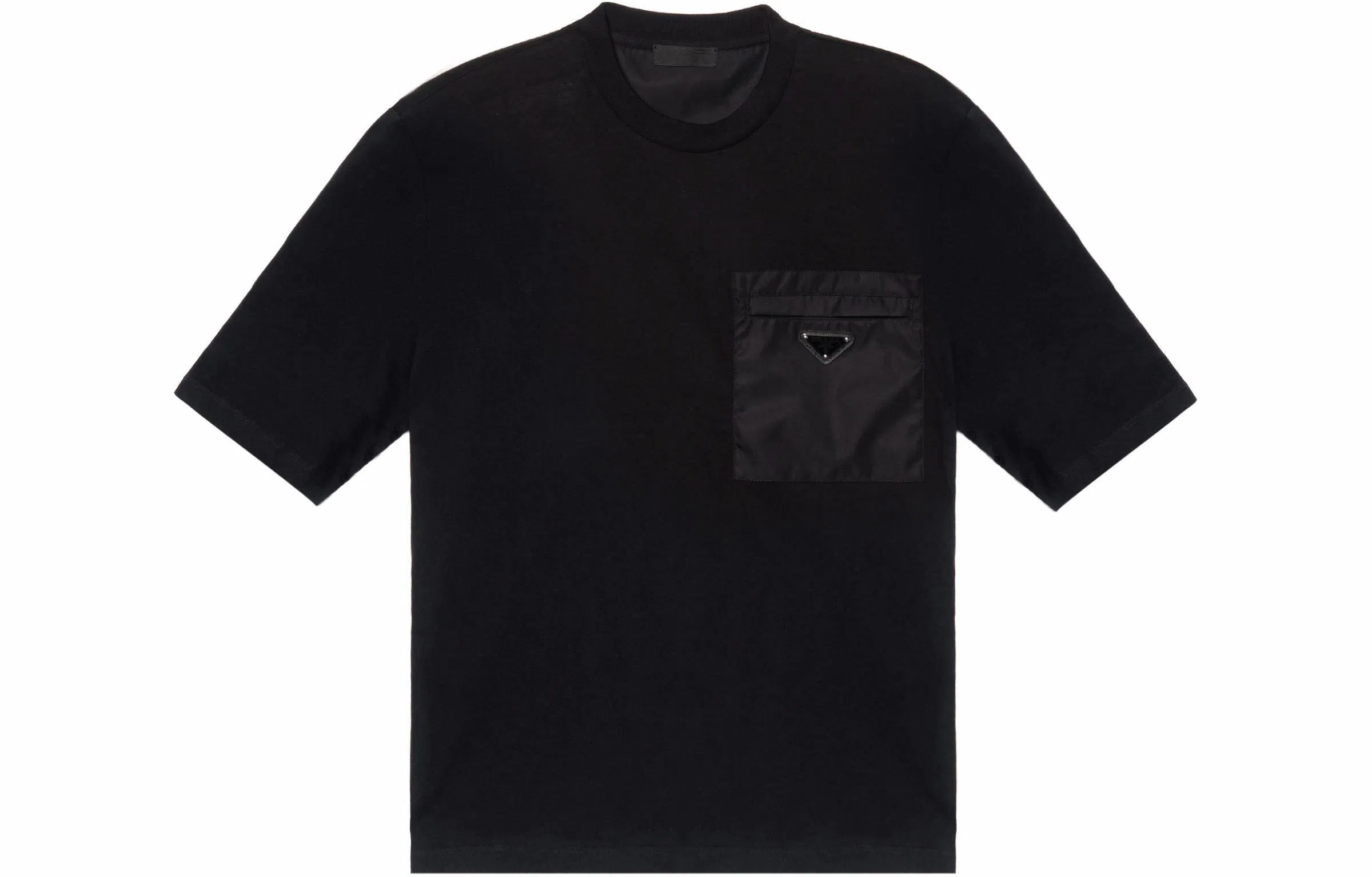 Prada Colorblock Logo T-Shirt Black