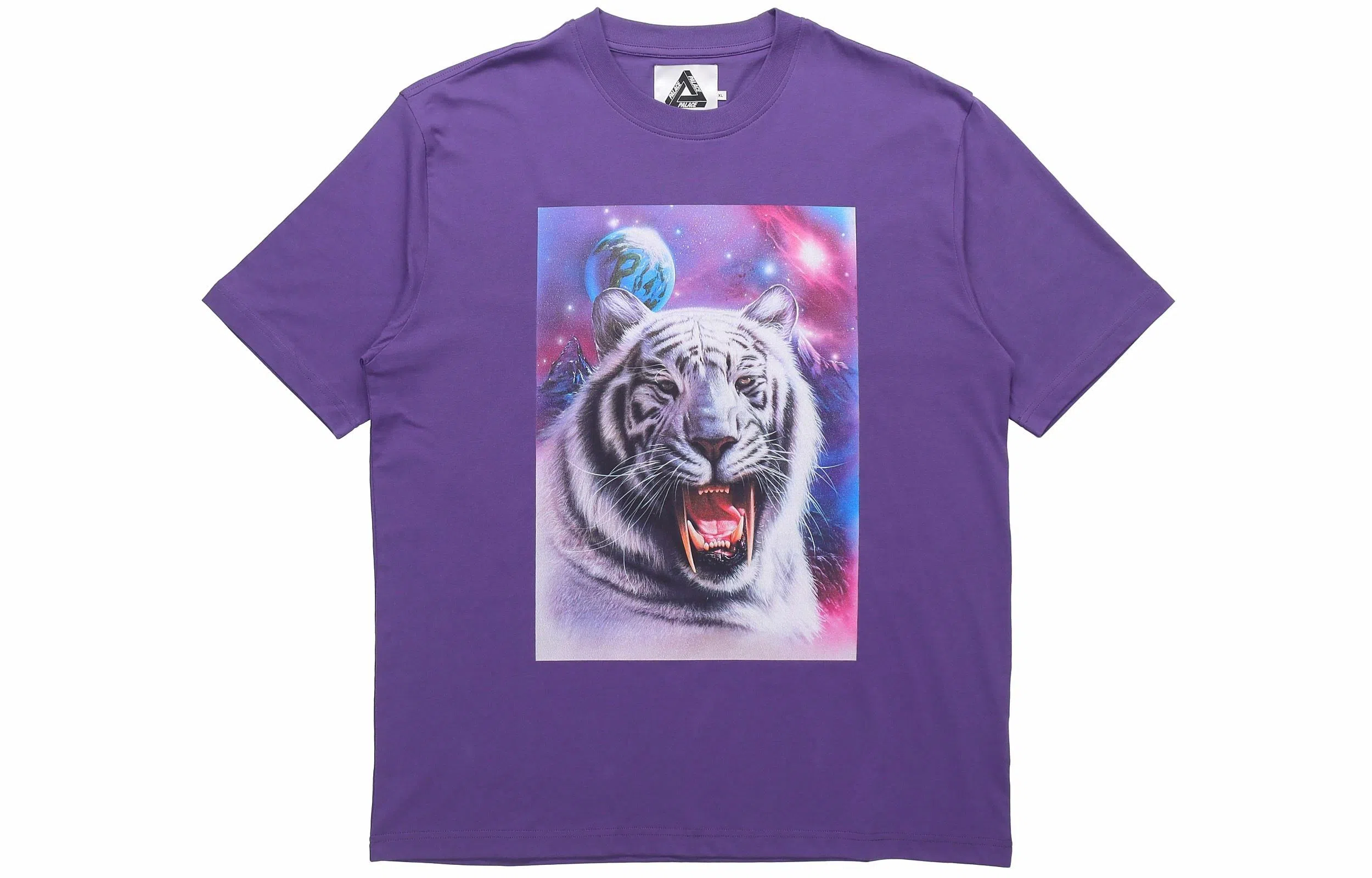 PALACE SS21 x AMG T-Shirt Purple LogoT