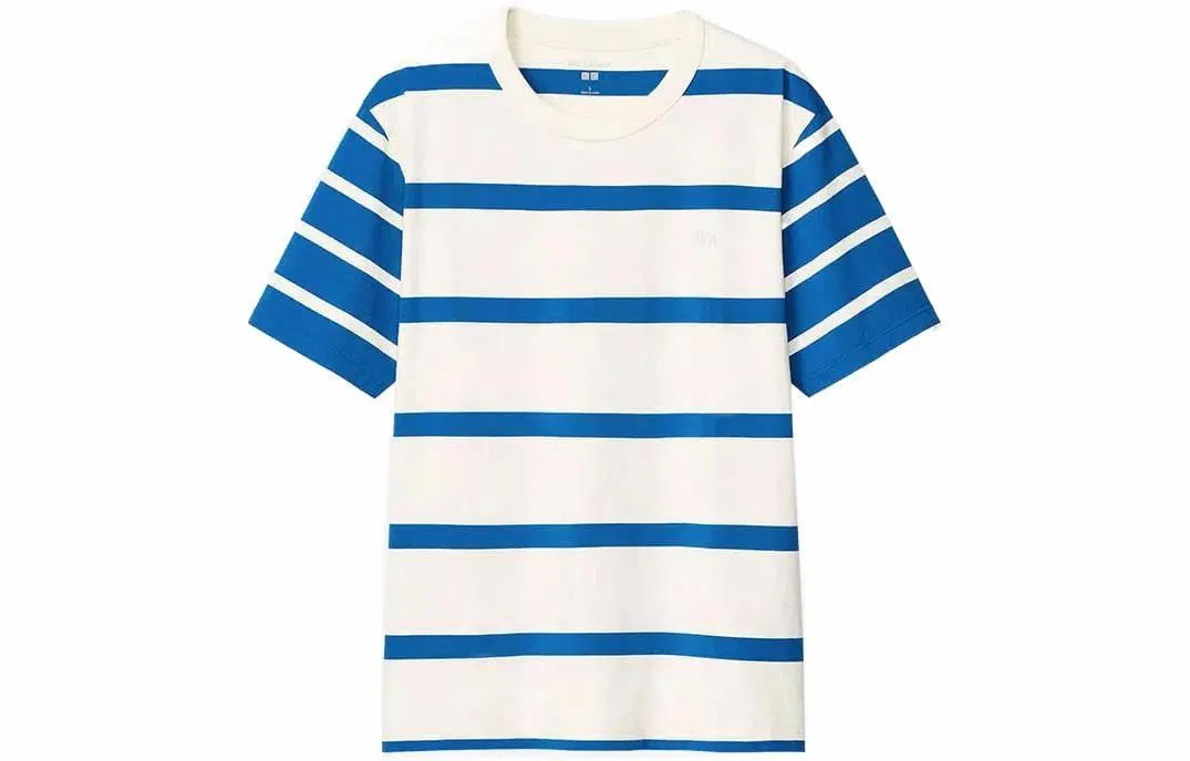 UNIQLO x JW Anderson Striped Crewneck Tee Off White