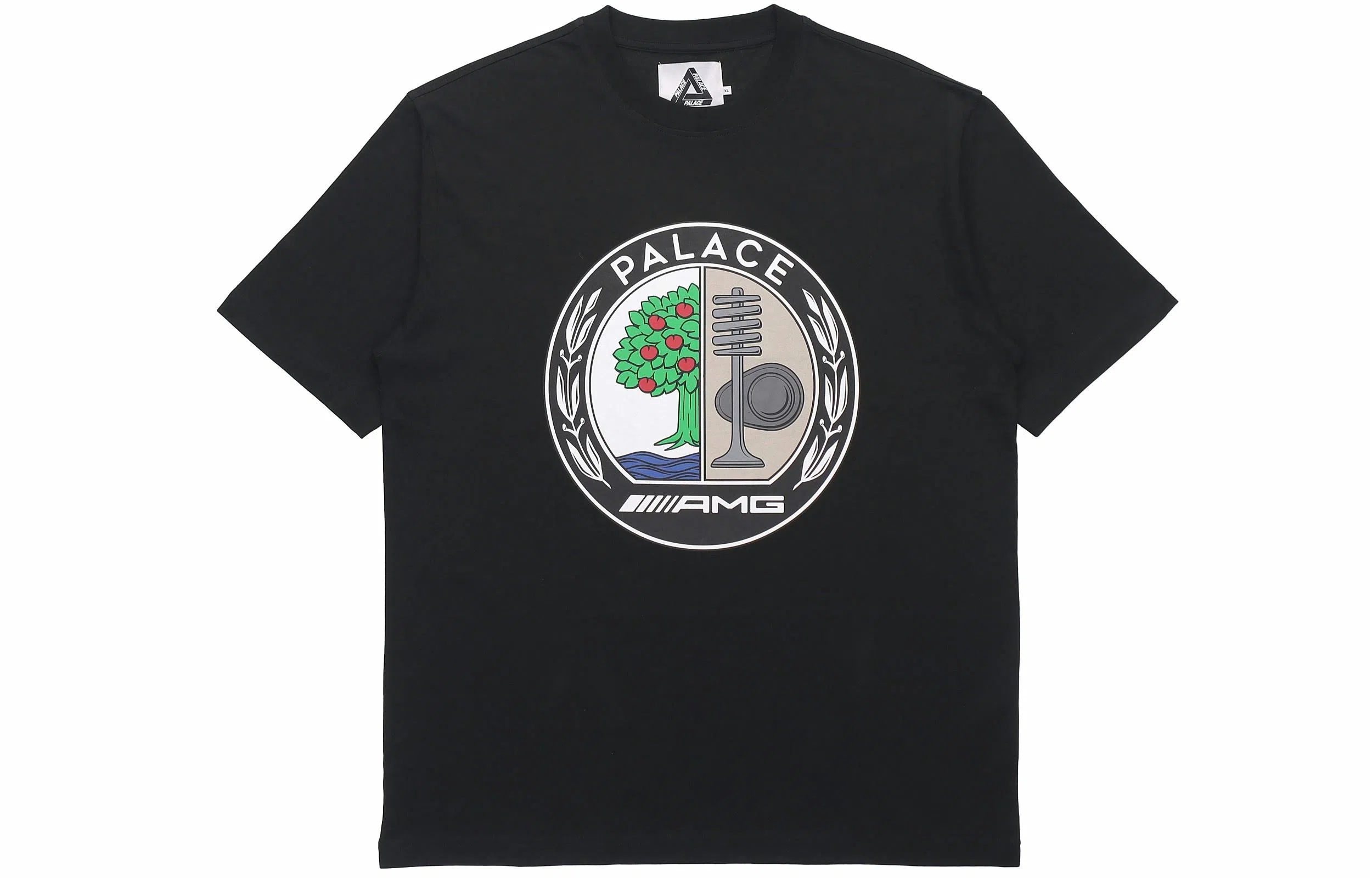 PALACE SS21 x AMG Emblem T-Shirt Black LogoT