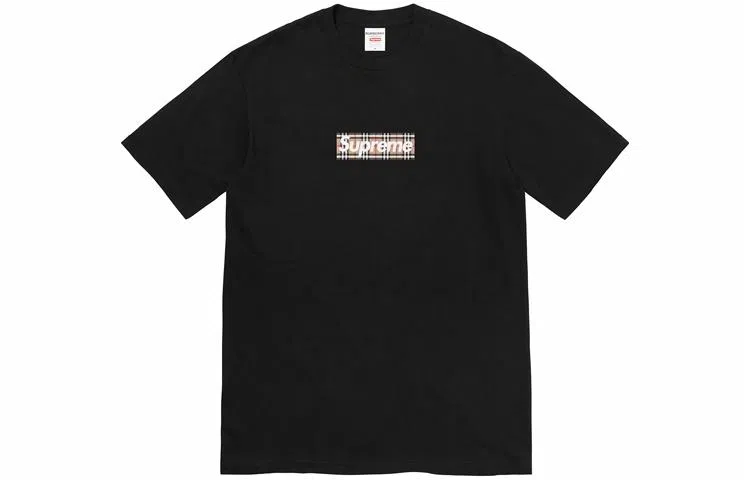 Supreme x Burberry Box Logo Tee