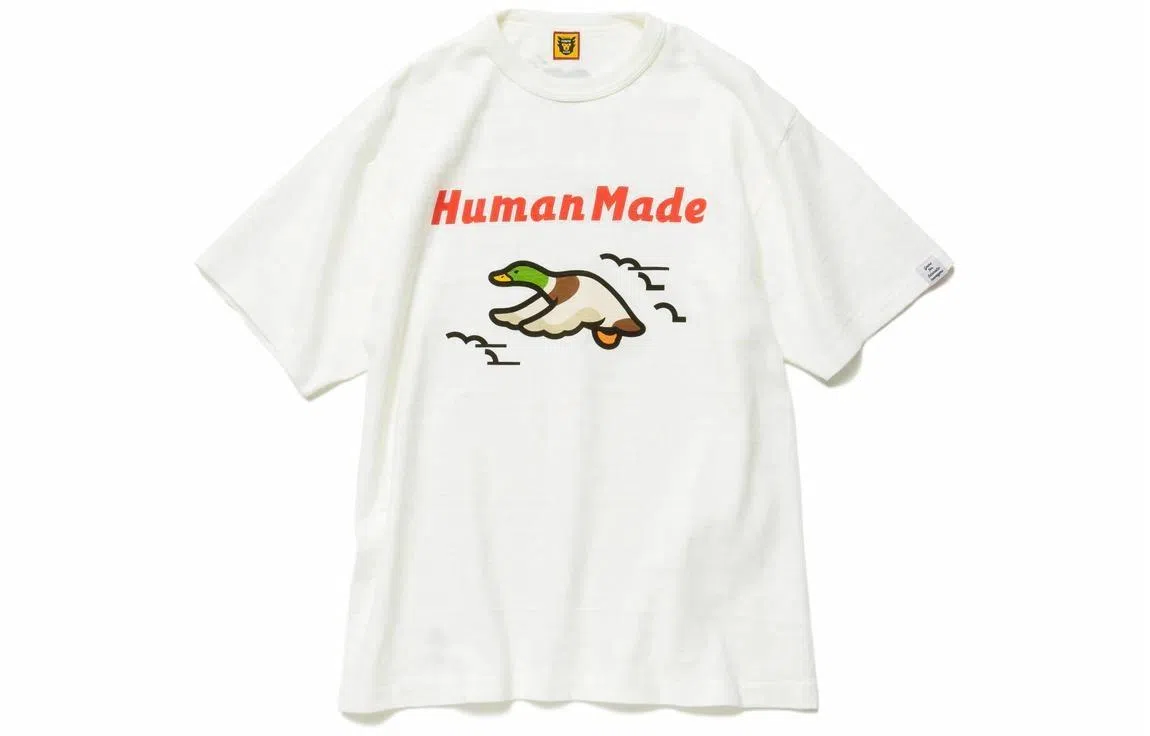 HUMAN MADE Heart Logo Duck Print T-Shirt